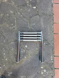 Scaletta barca inox ribaltabile