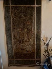 Antico Pannello Decorativo a Mezzo Punto