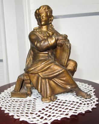 Antica statua c.1904 Ansonia Leonardo da Vinci