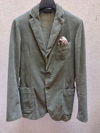 Giacca uomo velluto a coste slim fit Exigo