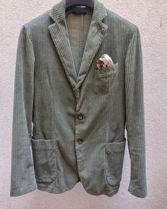 Giacca uomo velluto a coste slim fit Exigo