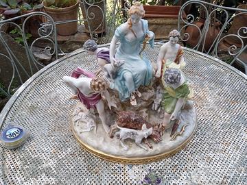 Scultura Maiolica Capodimonte XIX secolo