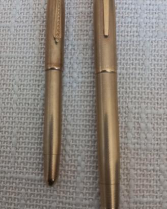 coppia di penne stilografiche Rolex