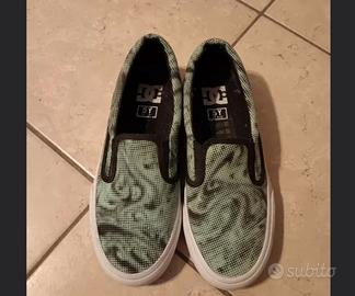 Scarpe donna DC n°36 colore verde acqua e nero 