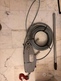 Argano manuale a fune passante (tipo Tirfor)