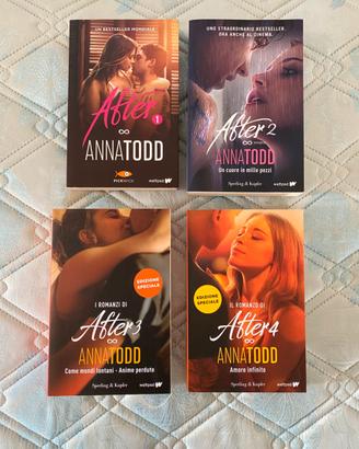 Libri After di Anna Todd - Volume 1,2,3 e 4