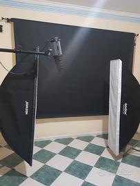 set studio fotografico professionale completo 