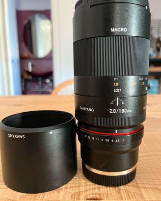 Samyang 100mm f/2.8 ED UMC Macro per sony