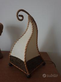 lampada da comodino stile etnico