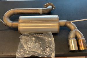 Terminale Inox per MX‑5 ND – Doppia Uscita 70mm