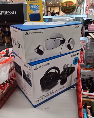 playstation vr2 + bundle logitech g923