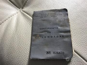 Certificato Mosquito