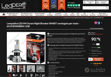 Lampada OSRAM NIGHT BREAKER LED SPEED H4 450