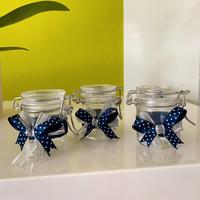 Barattolini in vetro con chiusura ermetica a Leva