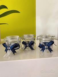 Barattolini in vetro con chiusura ermetica a Leva