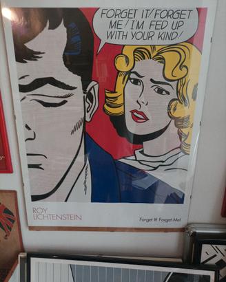 5 poster Roy Lichtenstein,Andy Warhol