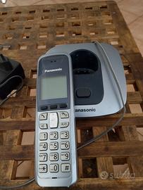 telefono cordless Panasonic con basetta funzionant