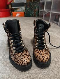 Stivaletto Stokton Leopardato Donna NUOVO 37