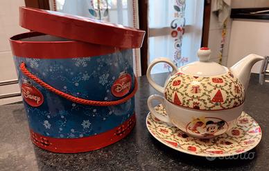 Set teiera e tazza Disney in porcellana
