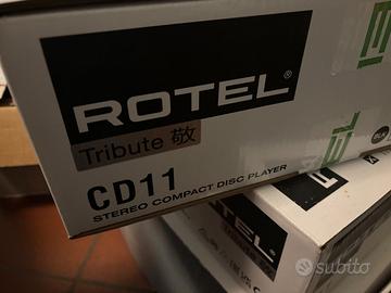 , poco usati, rotel a11e cd11 tribute 600euro