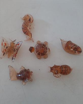animaletti in vetro 
