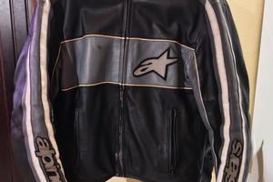 giacca alpinestar pelle vintage
