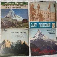 Disco Canti della montagna e Partigiani Vintage