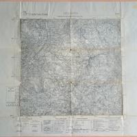 cartina Lillianes Val d'Aosta 1931