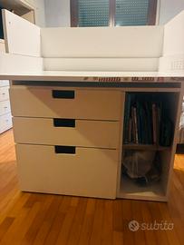 Fasciatoio / scrivania bianco ikea
