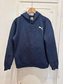 Felpa Puma Unisex Cappuccio Blu M