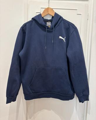 Felpa Puma Unisex Cappuccio Blu M