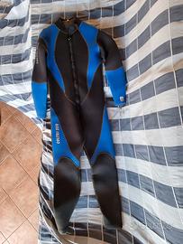 Muta uomo Coltri Sub completa di calzari, pinne e 