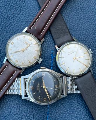 3 Doxa vintage antimagnetic