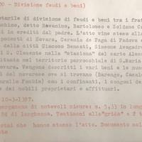 Divisione beni e feudi