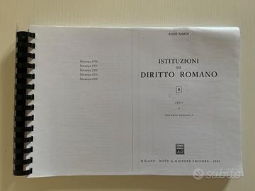 Istituzioni di Diritto Romano (Istitu. Iustiniani)