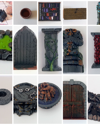 lotto miniature sceniche rpg