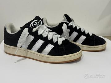 Scarpe Adidas Campus nere e grigie n. 41½