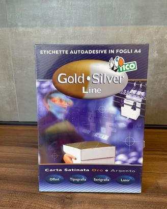 Etichette autoadesive Tico GL4-36 cerchio oro