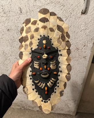 NARGHILE' + VERA ARTE AFRICANA: MASCHERE e TAMBURO