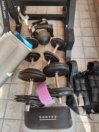 Attrezzi fitness palestra zavorra 