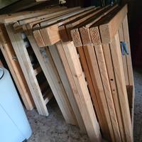 cavalletti per banconi in legno