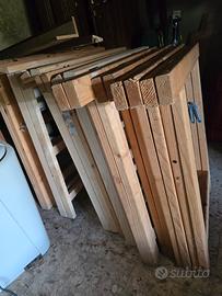 cavalletti per banconi in legno