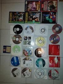 Lotto 25 pezzi cd dvd stampanti programmi Windows 