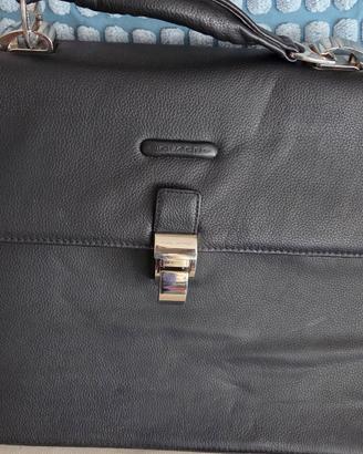 Borsa lavoro in pelle nera Piquadro