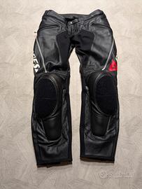 Pantaloni moto pelle Dainese Delta Pro tg 52