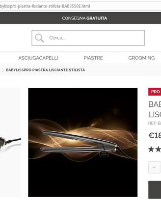 BaBylissPRO STILISTA (nuova 183€)