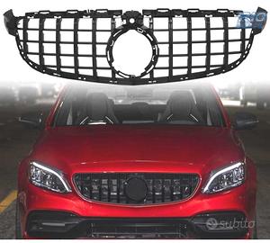 GRIGLIA MERCEDES W205 15-17 AMG GT NERO LUCIDO CON