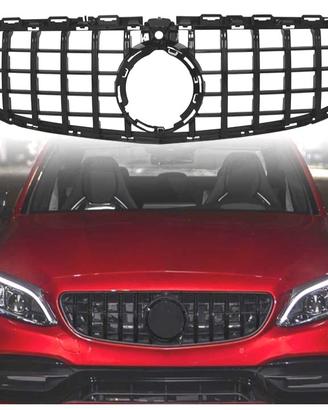 GRIGLIA MERCEDES W205 15-17 AMG GT NERO LUCIDO CON