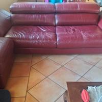 Divano in pelle 3 posti