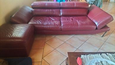 Divano in pelle 3 posti